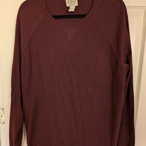 Men's Maroon St. John's Bay Sweater